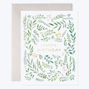 Pretty Leaves Birthday Card Default Title