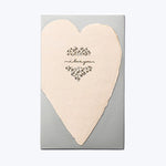 Blush Folded Heart Card I Love You Card Default Title
