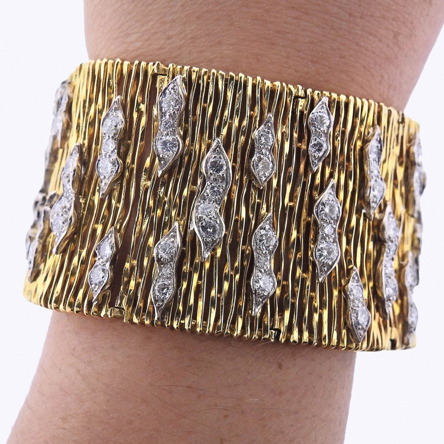 Kutchinsky Vintage Gold and Diamond Bracelet Default Title