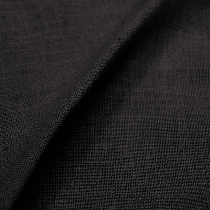 Emme Linen Platform Bed-Caviar-Queen