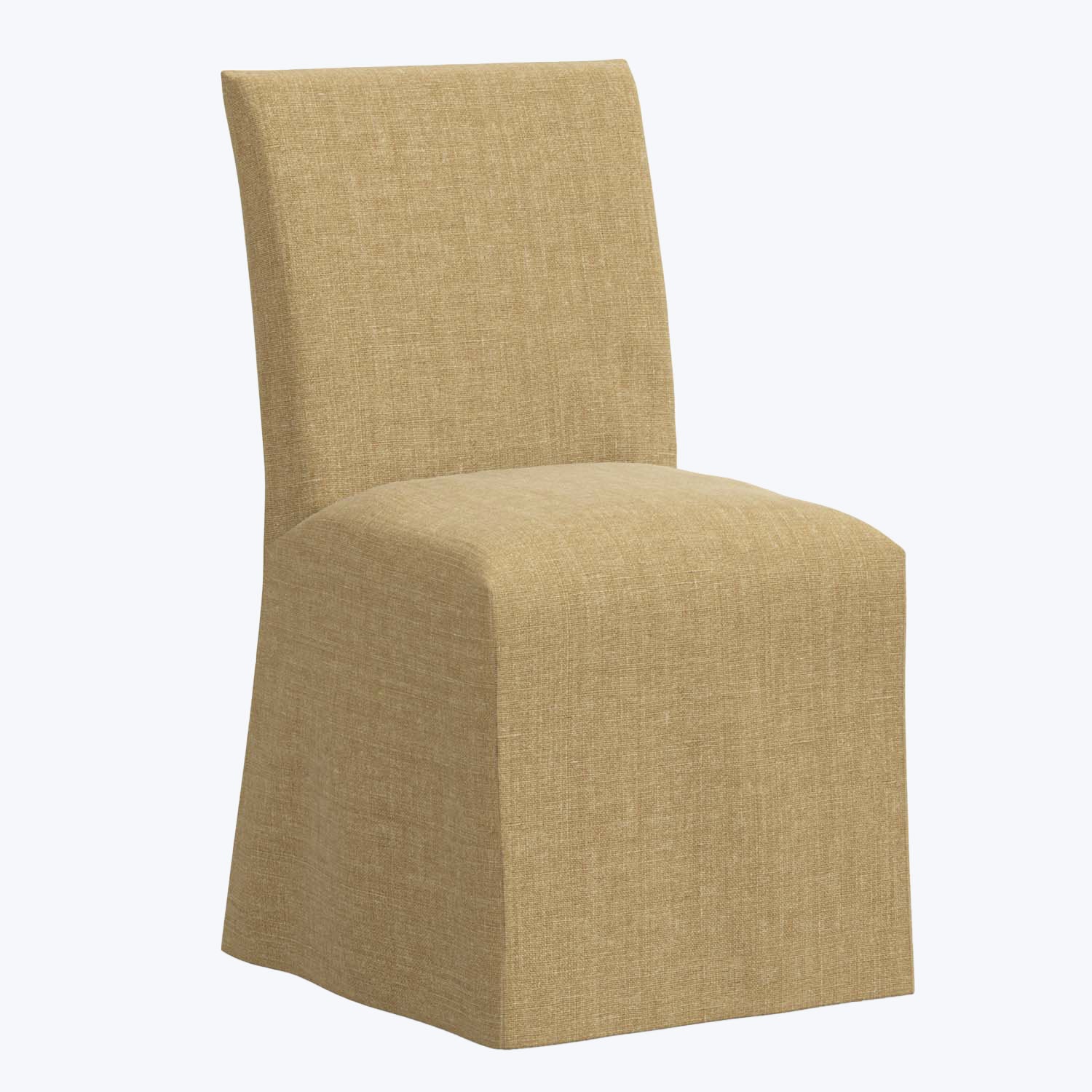 Linen Slipcover Dining Chair-Burlap