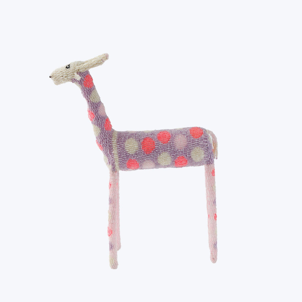 Assorted Pink Beaded Animals Small / Giraffe