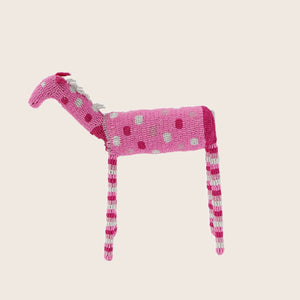Pink Beaded Horse-Small