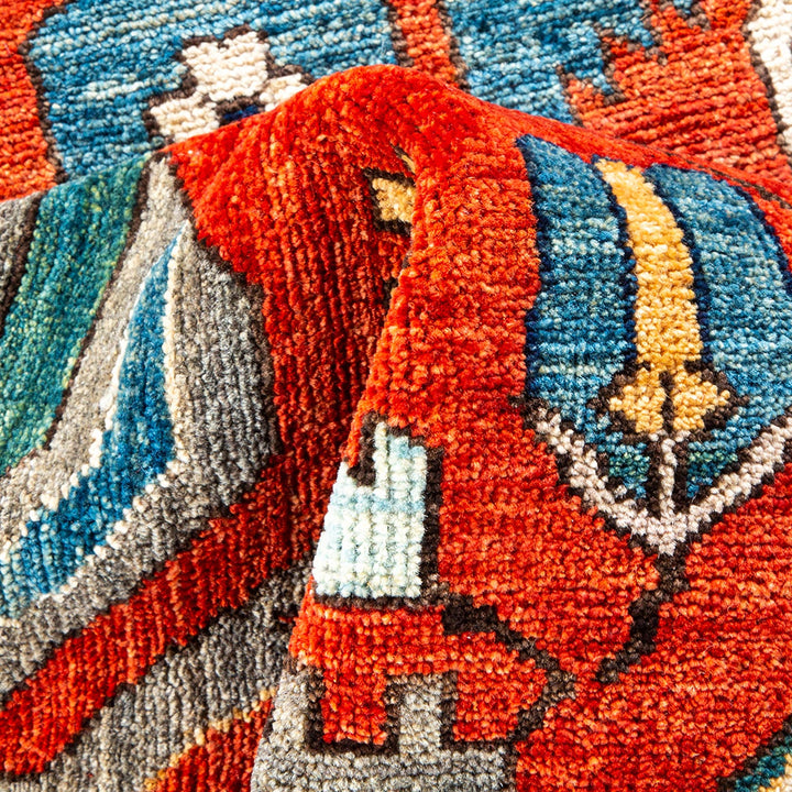 Serapi Hand-Knotted Rug - Orange 13'7" x 9'10" Default Title