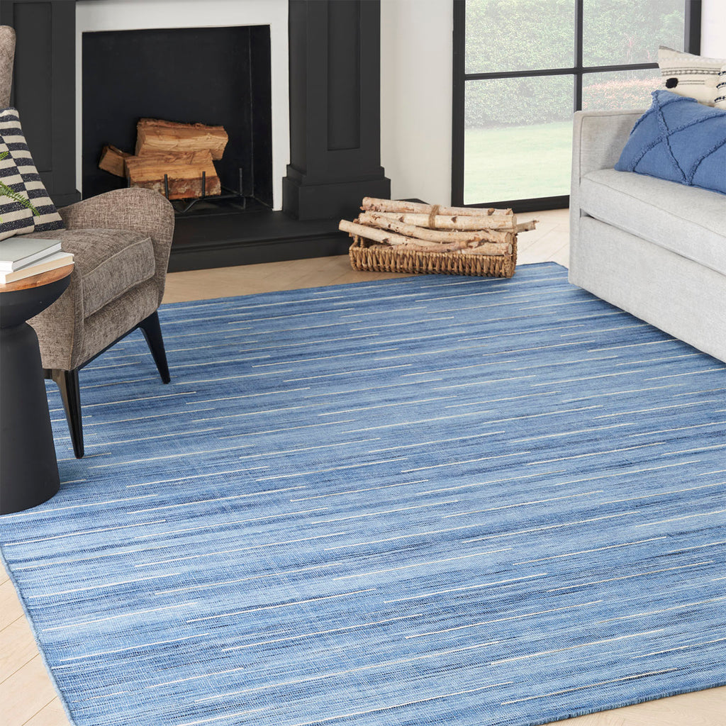 Kavya Kilim Rug - Denim-9' x 12'