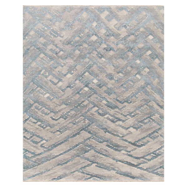 Modern Silk & Wool Rug - 8' x 10'1" Default Title