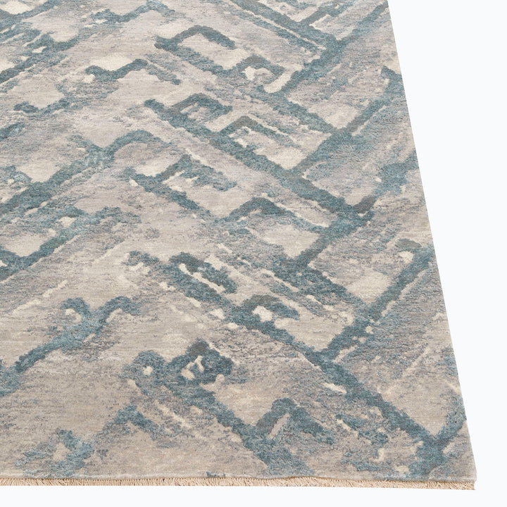 Modern Silk & Wool Rug - 8' x 10'1" Default Title