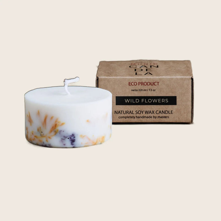 Wildflower soy wax mini candle 220ml Default Title