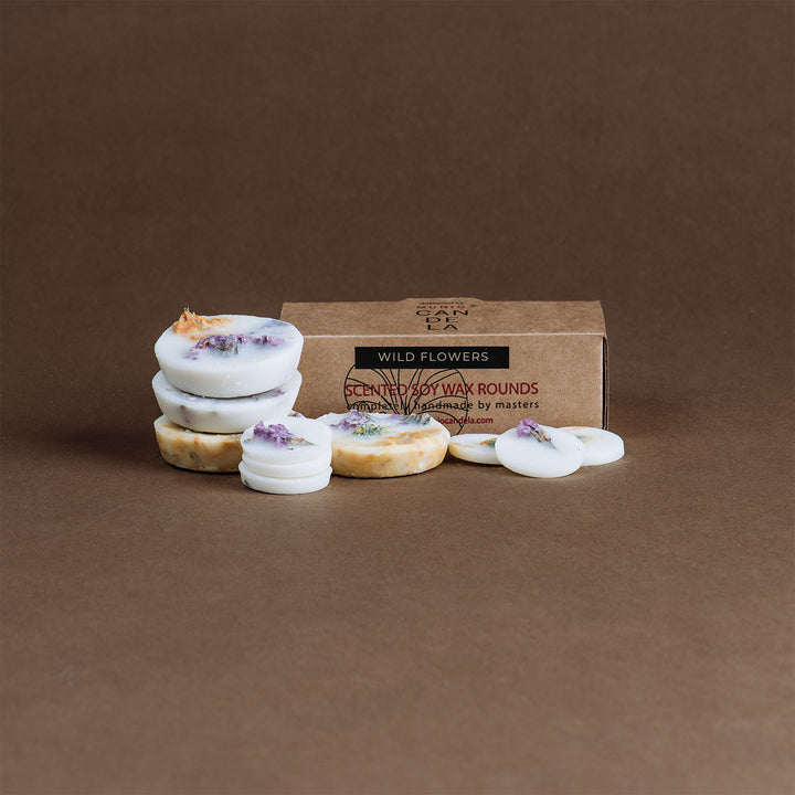 Wild flowers scented soy wax rounds Default Title