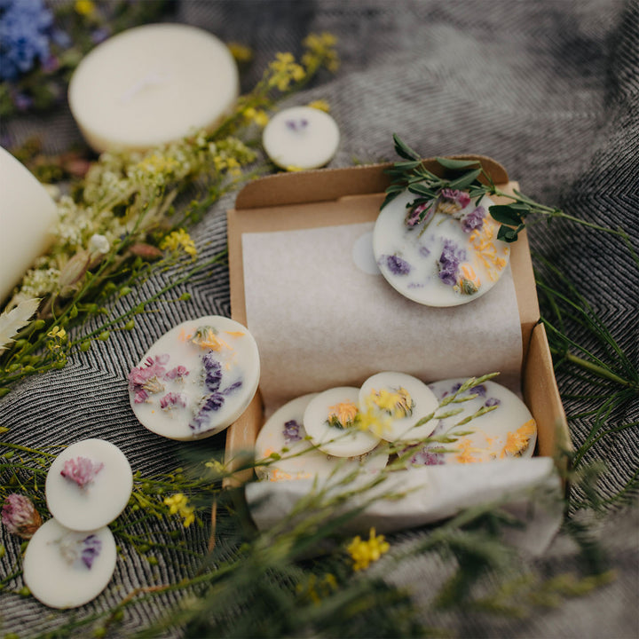 Wild flowers scented soy wax rounds Default Title