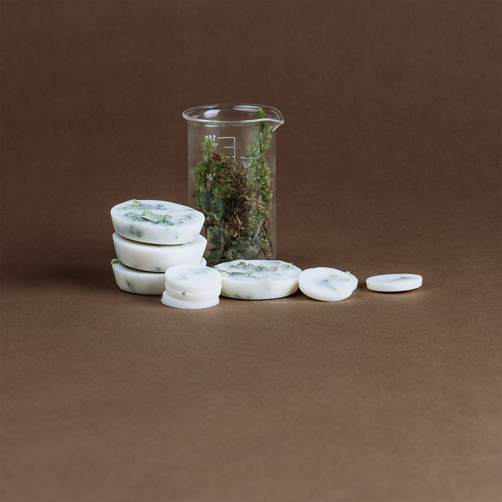 Moss scented soy wax rounds Default Title