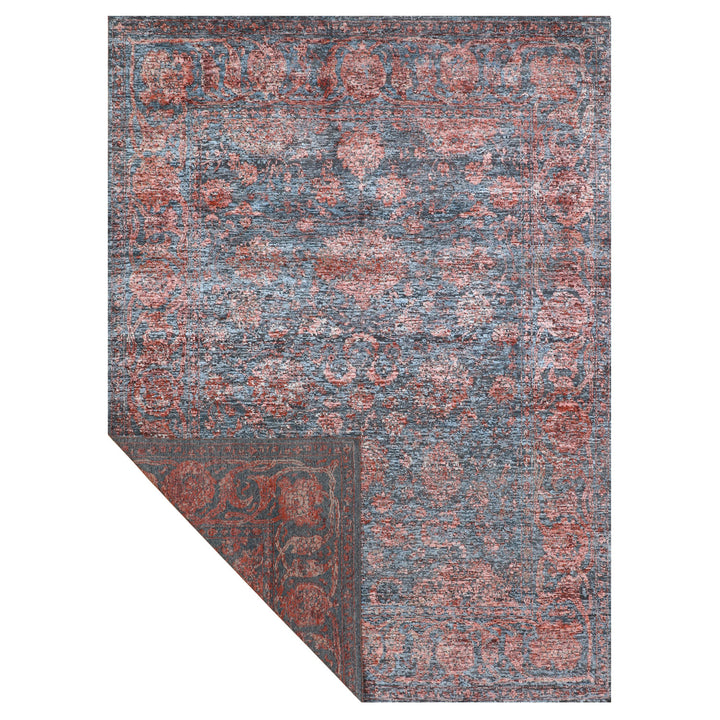 Transitional Handknotted Wool Rug - 7'10" x 10'1" Default Title