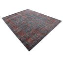 Transitional Handknotted Wool Rug - 7'10" x 10'1" Default Title