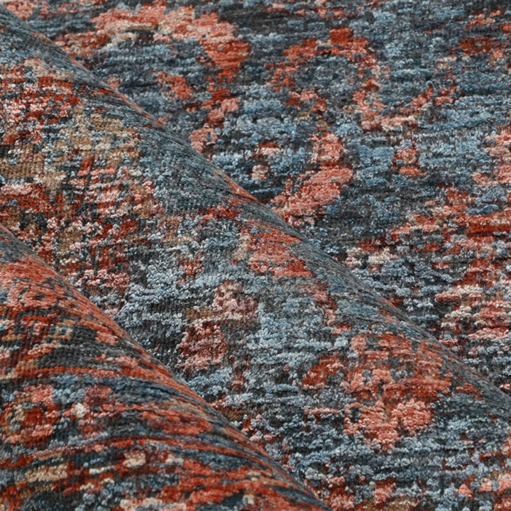 Transitional Handknotted Wool Rug - 7'10" x 10'1" Default Title