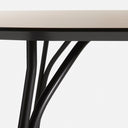 Tree Dining Table Long Beige/Black