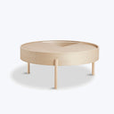 Arc Coffee Table-White Pigmented Ash
