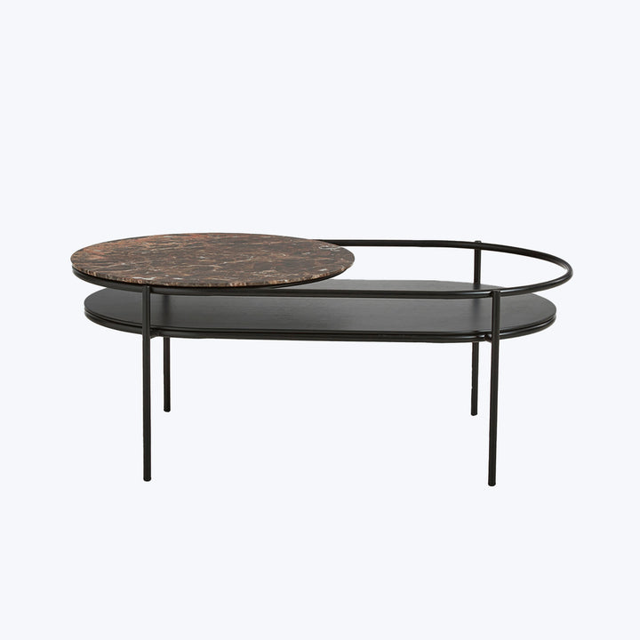 Verde Coffee Table Brown Marble