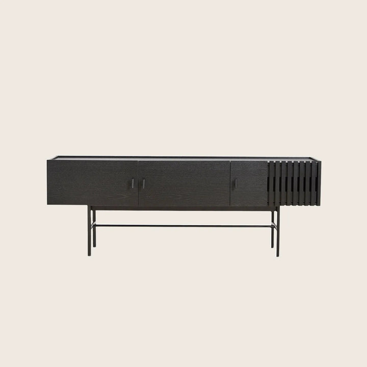 Array Low Sideboard Black Oak