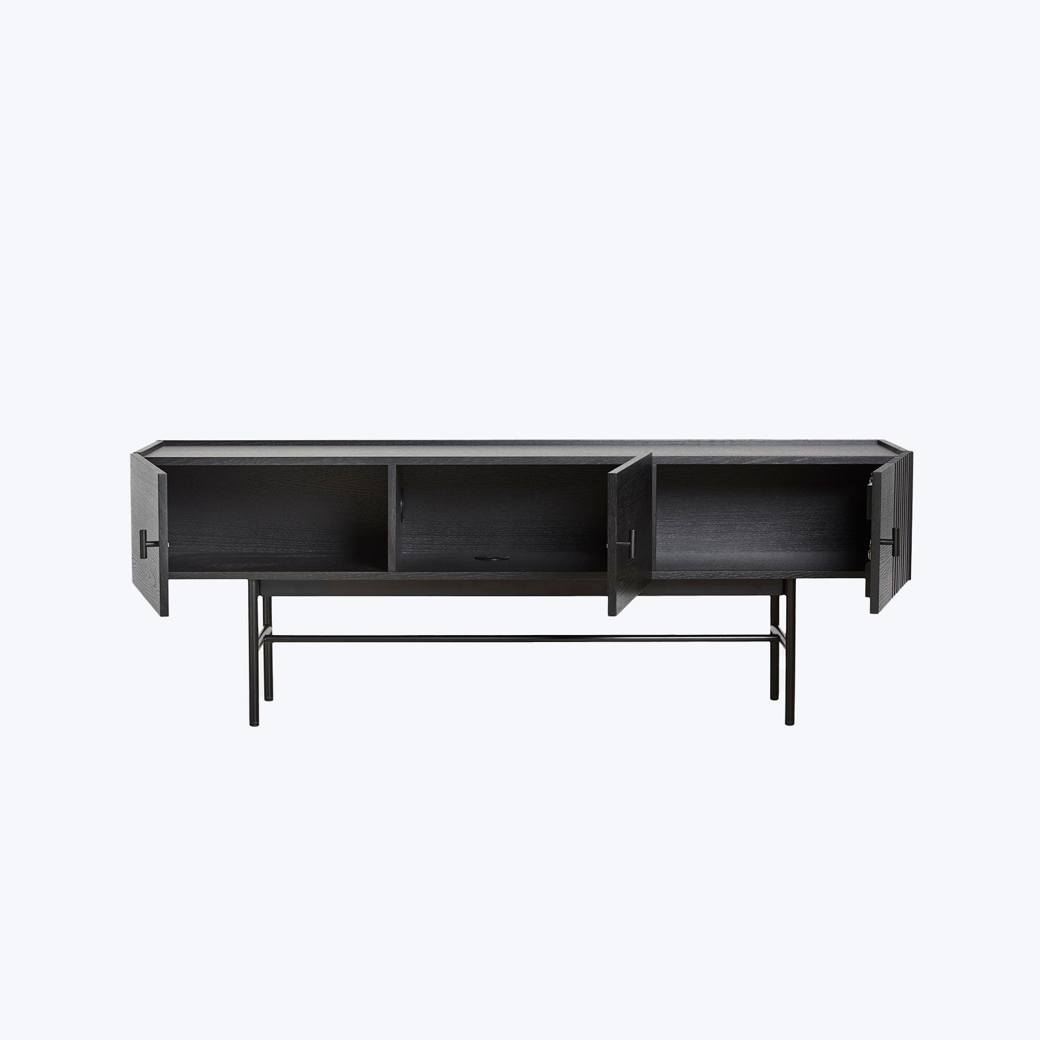 Array Low Sideboard Black Oak