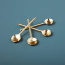 Gold Thin Spoons, Set of 4-Small