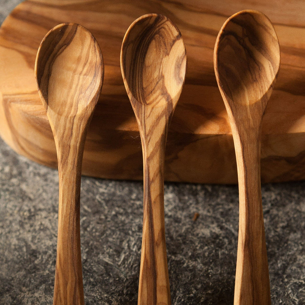 Olive Wood Spoons, Small Set of 4 Default Title