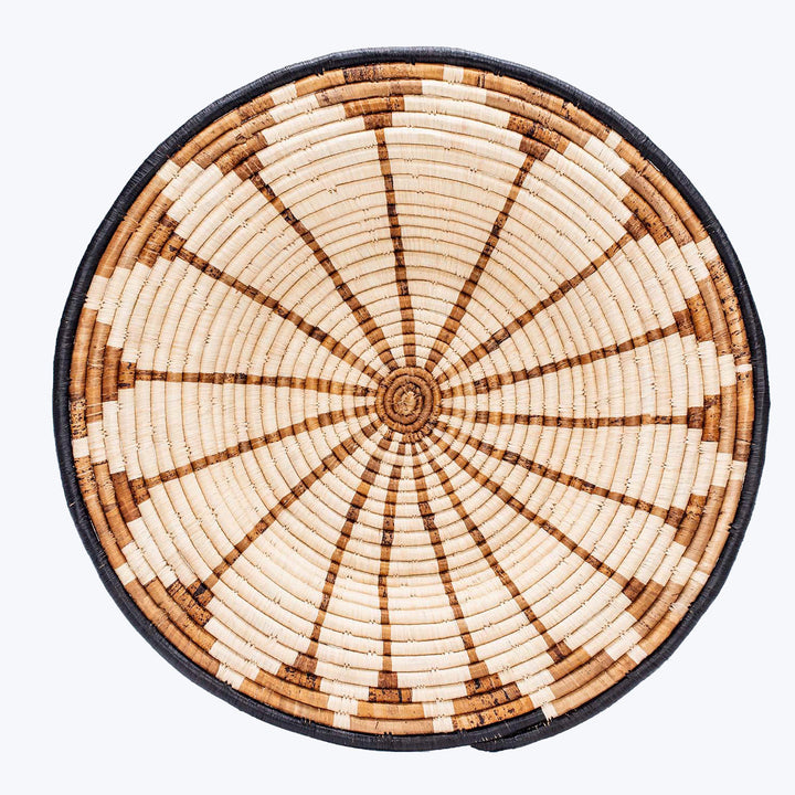 21" Large Banana Burst Woven Plate Default Title