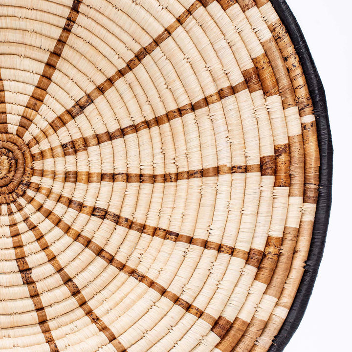 21" Large Banana Burst Woven Plate Default Title