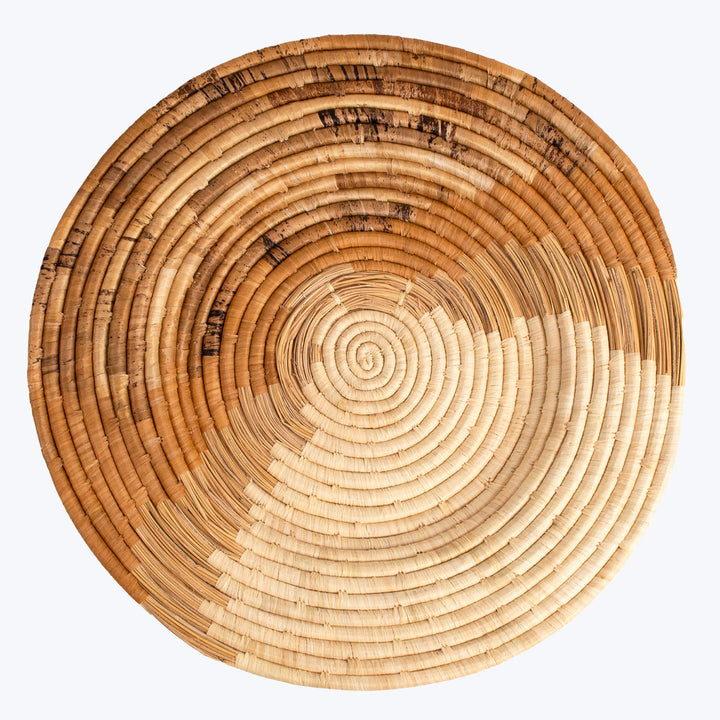 Earthen Craft Plate - 21" Caramel Cresent Default Title