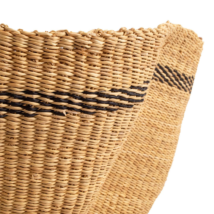 Town Square Wavy Basket - 16" Stripe Default Title