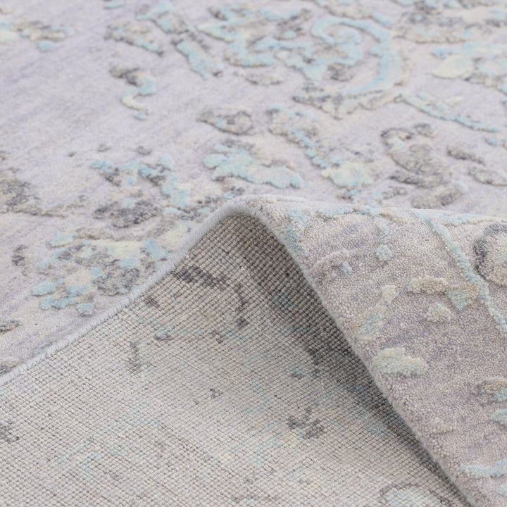 One-of-a-Kind, Hand-Knotted Area Rug - Silver 8'11" x 12'6" Default Title