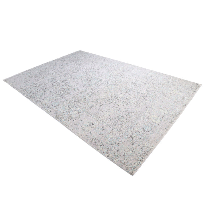 One-of-a-Kind, Hand-Knotted Area Rug - Silver 8'11" x 12'6" Default Title