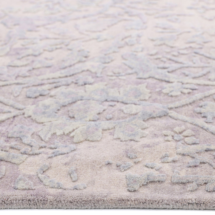 One-of-a-Kind, Hand-Knotted Area Rug - Light Gray 9'0" x 11'11" Default Title