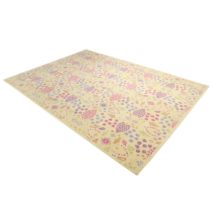 One-of-a-Kind, Hand-Knotted Area Rug - Beige 9' x 12'1" Default Title