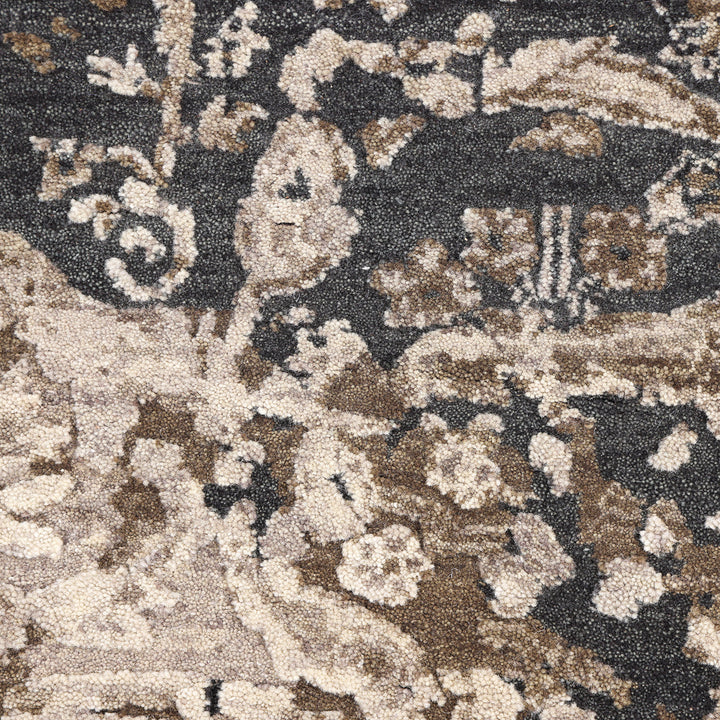 One-of-a-Kind, Hand-Knotted Area Rug - Dark Gray 8'2" x 10' Default Title