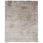 One-of-a-Kind, Hand-Knotted Area Rug - Light Gray 7'11" x 9'7" Default Title