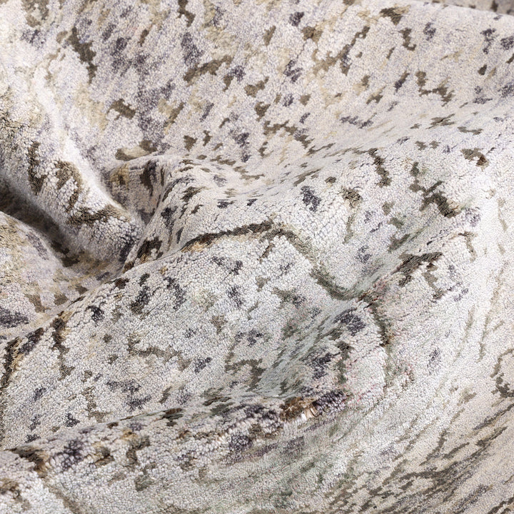 One-of-a-Kind, Hand-Knotted Area Rug - Light Gray 7'11" x 9'7" Default Title