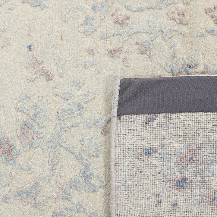 One-of-a-Kind, Hand-Knotted Area Rug - Silver 9'1" x 12'1" Default Title