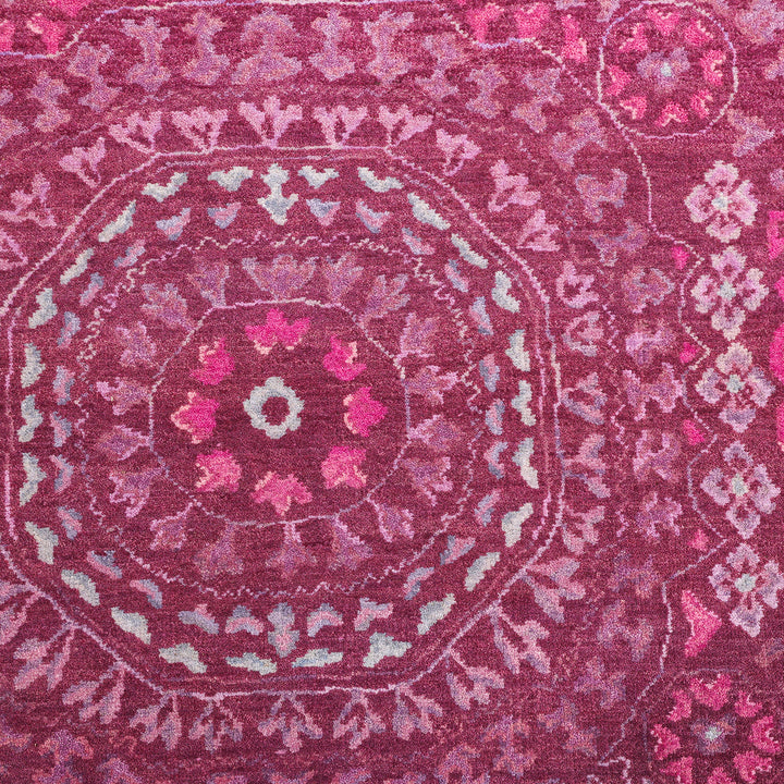 One-of-a-Kind, Hand-Knotted Area Rug - Burgundy 10'2" x 14'4" Default Title