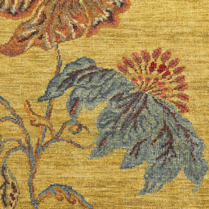 One-of-a-Kind, Hand-Knotted Area Rug - Light Green 9'0" x 11'10" Default Title