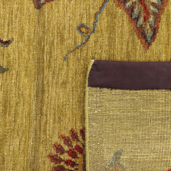 One-of-a-Kind, Hand-Knotted Area Rug - Light Green 9'0" x 11'10" Default Title