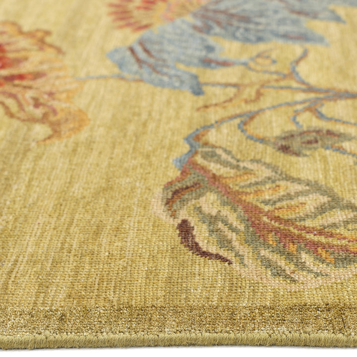 One-of-a-Kind, Hand-Knotted Area Rug - Light Green 9'0" x 11'10" Default Title