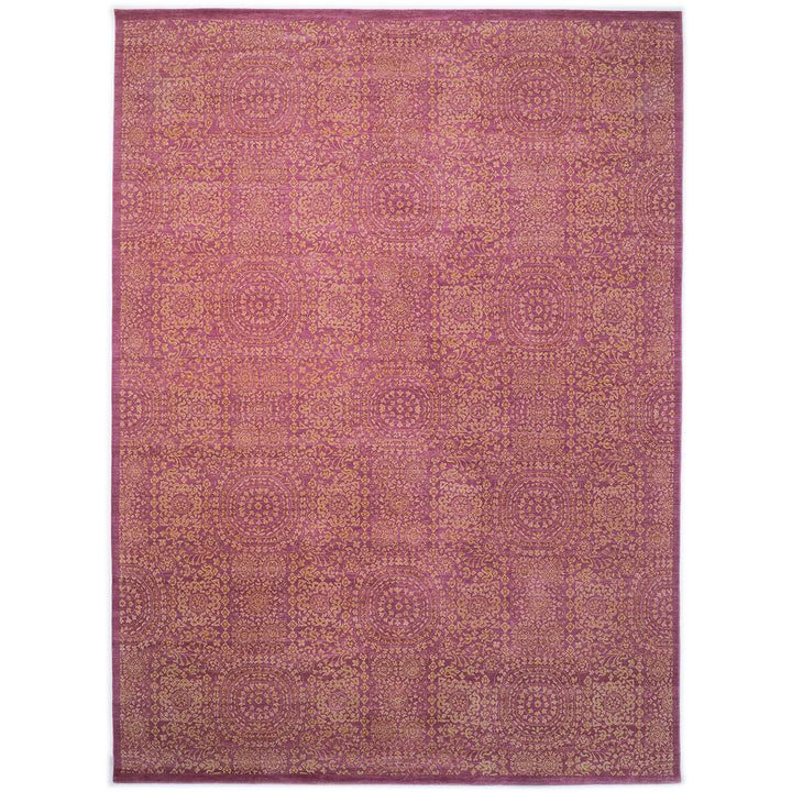One-of-a-Kind, Hand-Knotted Area Rug - Burgundy 10'2" x 14'1" Default Title