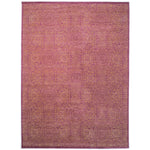 One-of-a-Kind, Hand-Knotted Area Rug - Burgundy 10'2" x 14'1" Default Title