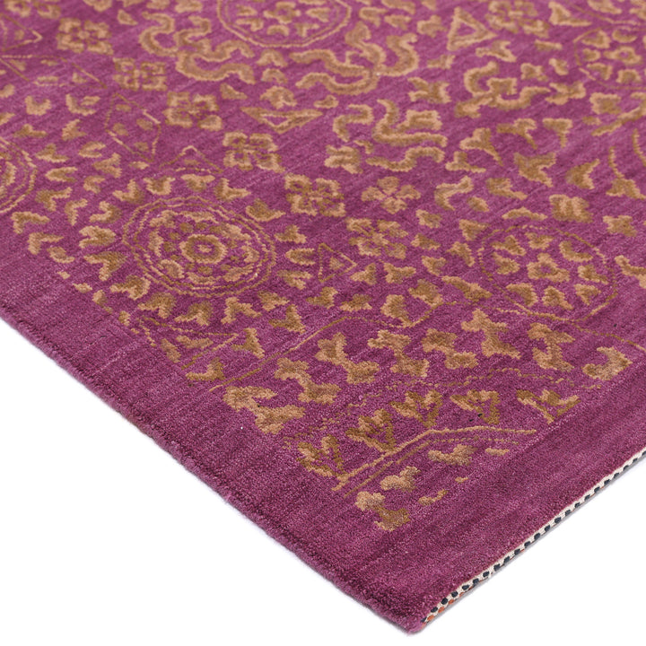 One-of-a-Kind, Hand-Knotted Area Rug - Burgundy 10'2" x 14'1" Default Title