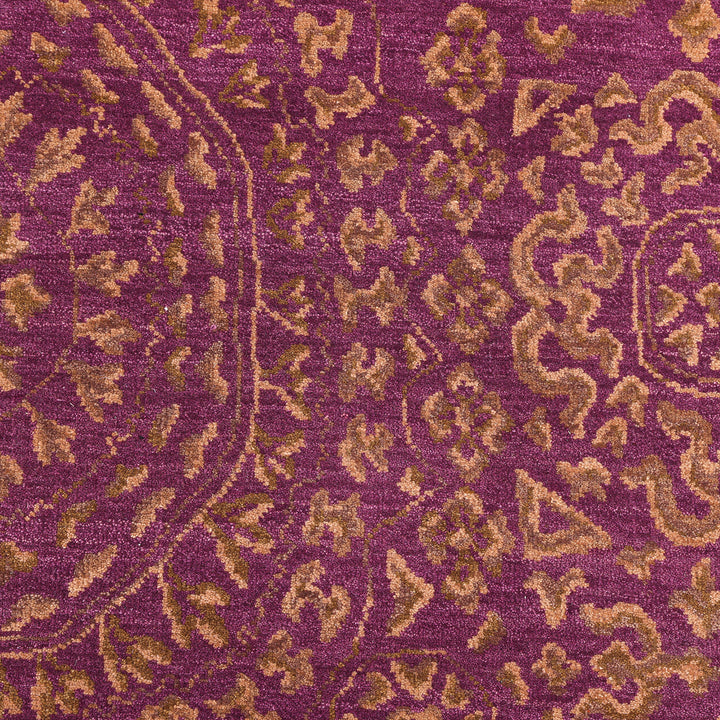 One-of-a-Kind, Hand-Knotted Area Rug - Burgundy 10'2" x 14'1" Default Title