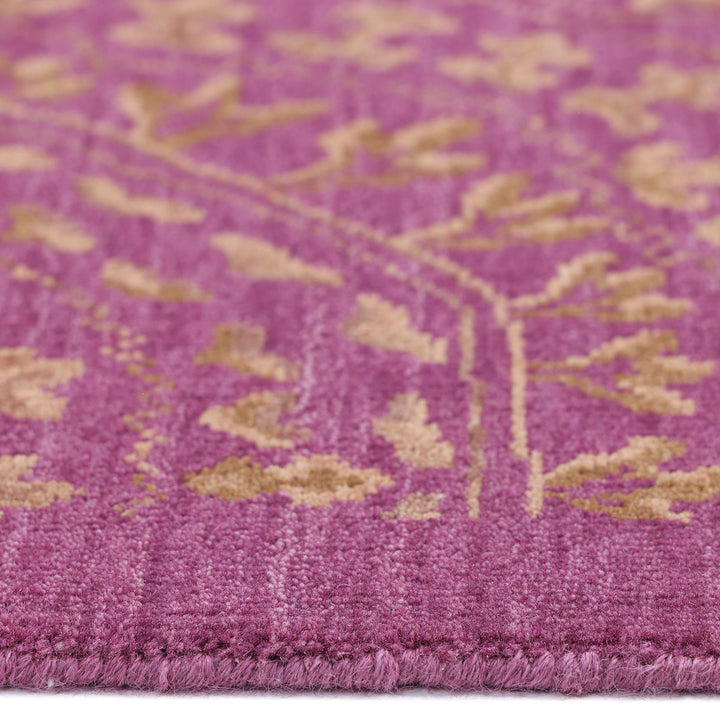 One-of-a-Kind, Hand-Knotted Area Rug - Burgundy 10'2" x 14'1" Default Title