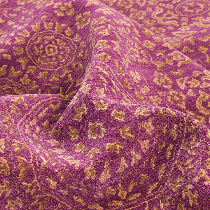 One-of-a-Kind, Hand-Knotted Area Rug - Burgundy 10'2" x 14'1" Default Title