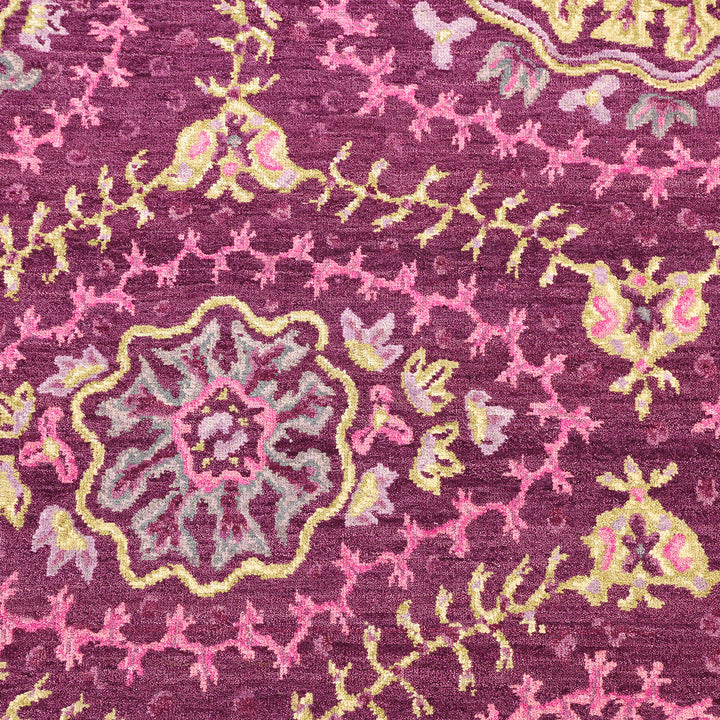 One-of-a-Kind, Hand-Knotted Area Rug - Burgundy 8'1" x 10'1" Default Title