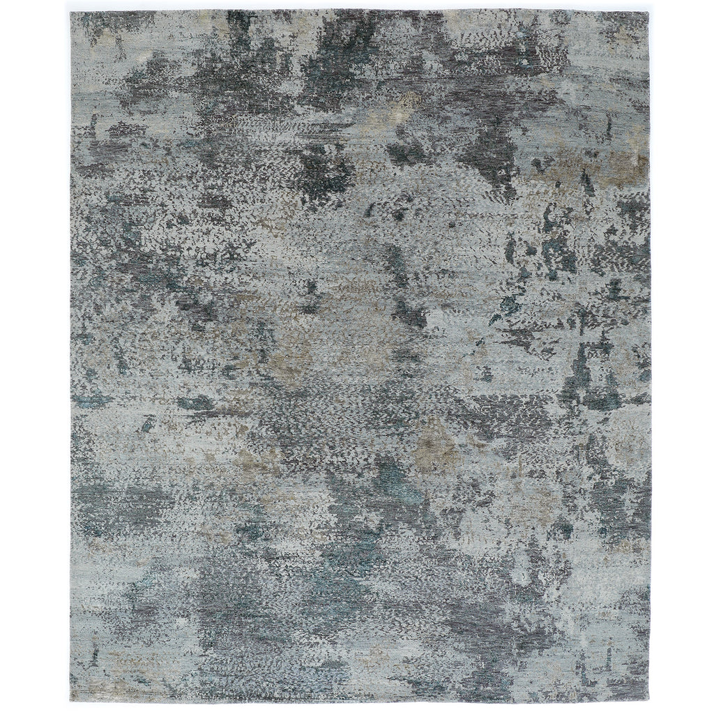 One-of-a-Kind, Hand-Knotted Area Rug - Gray 8'0" x 9'10" Default Title