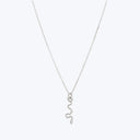 Itty Bitty Snake Charm Necklace-Sterling Silver